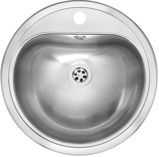 REGINOX Waschbecken Aqua Line Atlantis (L) OSP Einbaubecken Edelstahl flchenbndig mit Flachrand und Hahnlochbank