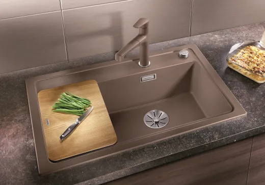 BLANCO Zenar XL 6 S Compact Silgranit PuraDurII Granitsple / Einbausple InFino mit Drehknopfventil