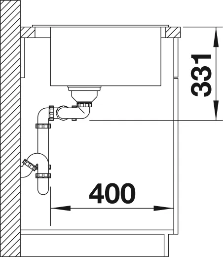 ❎ BLANCO Kchensple Pleon 6 Split Silgranit PuraDurII Granitsple / Einbausple Ablaufsystem InFino mit Drehknopfventil
