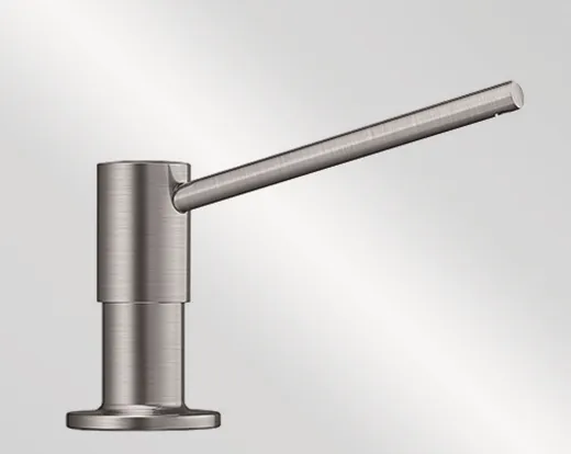 BLANCO Seifenspender Torre Edelstahl gebrstet Splmittelspender / Dispenser bequeme Druckbettigung von oben