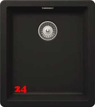 ❎ SCHOCK Kchensple Greenwich N-100S Cristadur Nano-Granitsple / Einbausple mit Drehexcenter