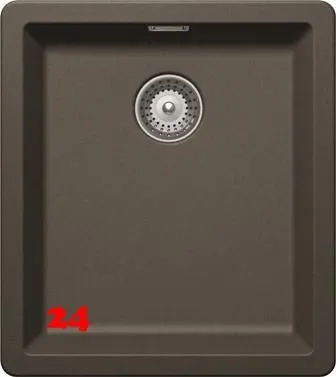 ❎ SCHOCK Kchensple Greenwich N-100S-U Cristadur Nano-Granitsple / Unterbausple mit Drehexcenter