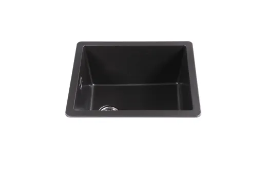 ❎ SCHOCK Kchensple Greenwich N-100S-U Cristadur Nano-Granitsple / Unterbausple mit Drehexcenter