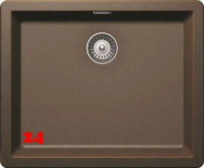 ❎ SCHOCK Kchensple Greenwich N-100L-U Cristadur Nano-Granitsple / Unterbausple mit Drehexcenter