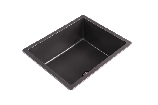 ❎ SCHOCK Kchensple Greenwich N-100L-U Cristadur Nano-Granitsple / Unterbausple mit Drehexcenter