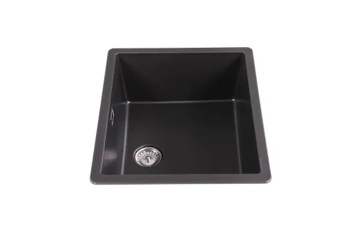 ❎ SCHOCK Kchensple Greenwich N-100L-U Cristadur Nano-Granitsple / Unterbausple mit Drehexcenter