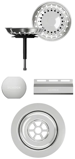 ❎ SCHOCK K�chensp�le Mono D-100XS Cristadur� Nano-Granitsp�le / Einbausp�le mit Drehexcenter