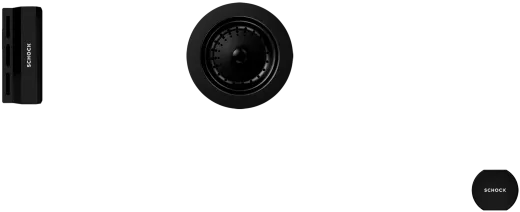 ❎*SCHOCK Kchensple Mono D-100XS Cristadur Nano-Granitsple / Einbausple mit Drehexcenter