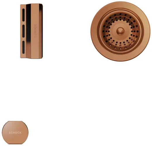 SCHOCK Kchensple Mono D-100L Cristadur Nano-Granitsple / Einbausple mit Drehexcenter