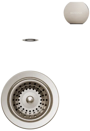 SCHOCK Kchensple Mono N-100S Cristadur Nano-Granitsple / Einbausple mit Drehexcenter