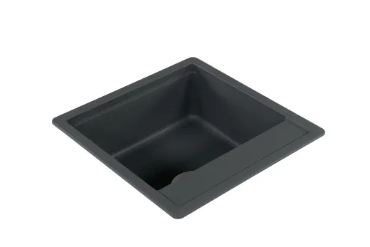 SCHOCK Kchensple Mono N-100S Cristadur Nano-Granitsple / Einbausple mit Drehexcenter