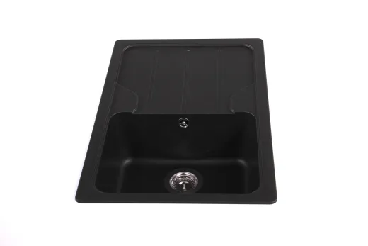 SCHOCK Kchensple Formhaus D-100S Cristalite Granitsple / Einbausple Basic Line mit Drehexcenter