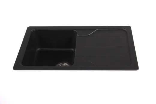 SCHOCK Kchensple Formhaus D-100S Cristalite Granitsple / Einbausple Basic Line mit Drehexcenter