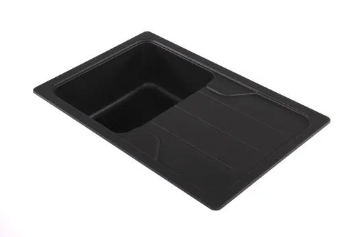 SCHOCK Kchensple Formhaus D-100S Cristalite Granitsple / Einbausple Basic Line mit Drehexcenter