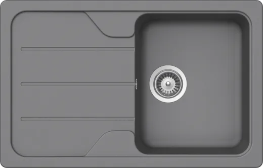 SCHOCK Kchensple Formhaus D-100S Cristalite Granitsple / Einbausple Basic Line mit Drehexcenter