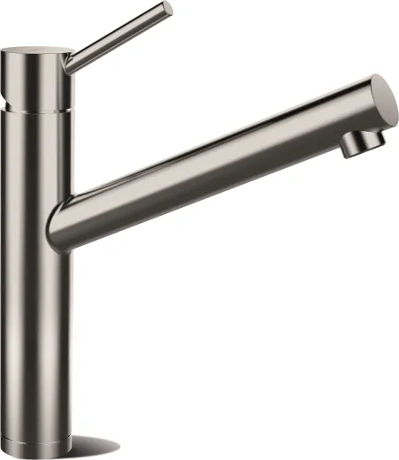 SCHOCK Kchenarmatur Altos EDM Einhebelmischer Edelstahl massiv mit Festauslauf 360 schwenkbarer Auslauf