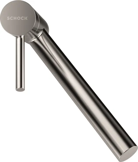 SCHOCK K�chenarmatur Altos-S EDM Einhebelmischer Edelstahl massiv mit Festauslauf 360� schwenkbarer Auslauf