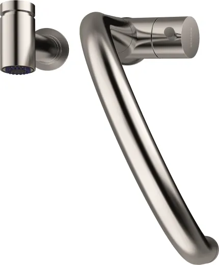 SCHOCK Kchenarmatur Conos Pro EDM Einhebelmischer Edelstahl massiv mit Festauslauf und separater Brause