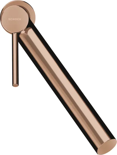SCHOCK Kchenarmatur Dion Copper Einhebelmischer Oberflche: Kupferfarben mit Festauslauf 120 schwenkbarer Auslauf
