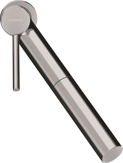 SCHOCK Kchenarmatur Dion Chrom-SB Einhebelmischer mit Zugauslauf als Schlauchbrause 120 schwenkbarer Auslauf