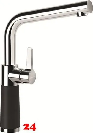 SCHOCK Kchenarmatur SC-540 Cristalite Basic Line Einhebelmischer Festauslauf 360 schwenkbarer Auslauf mit Materialhlse