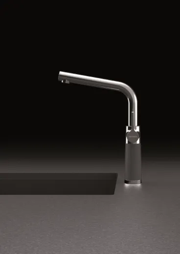 SCHOCK Kchenarmatur SC-540 Cristadur Classic Line Einhebelmischer Festauslauf 360 schwenkbarer Auslauf mit Materialhlse