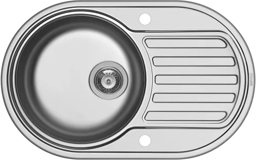 ✅ PYRAMIS Kchensple SR Mini Einbausple / Edelstahlsple Siebkorb als Drehknopfventil
