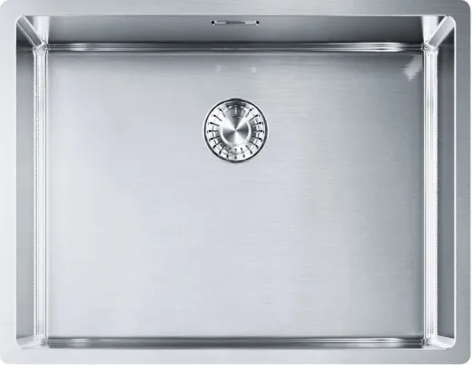 FRANKE Kchensple Box BXX 210/110-50 Edelstahlsple 3 in 1 (Einbau, Unterbau, Flchenbndig) Siebkorb als Stopfenventil
