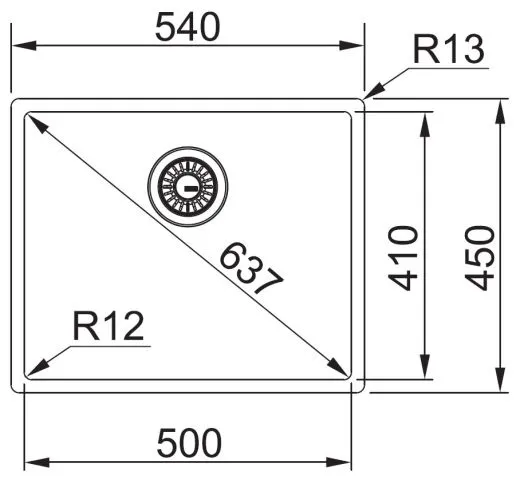 FRANKE Kchensple Box BXX 210/110-50 Edelstahlsple 3 in 1 Einbau, Unterbau, Flchenbndig) Siebkorb als Druckknopfventil