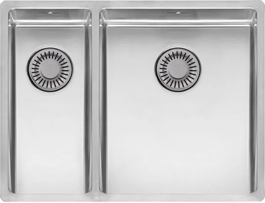 ✅ REGINOX Kchensple New York 18x40/34x40 (L) Comfort Becken rechts Einbausple 3 in 1 mit Flachrand Siebkorb als Stopfenventil