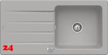 Villeroy & Boch ARCHITECTURA 60-Classicline Einbausple / Keramiksple in Standard Farben