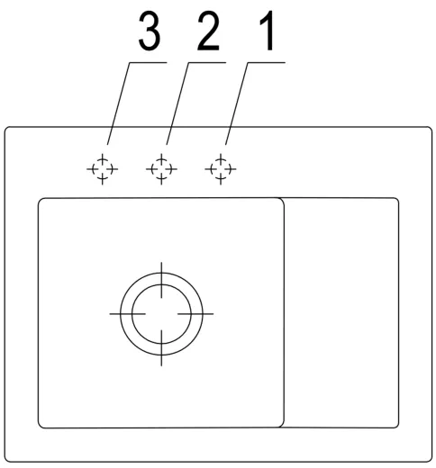 Villeroy & Boch SUBWAY 45 Compact BL-Classicline Einbausple / Keramiksple in Standard Farben