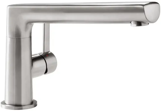 Villeroy & Boch Kchenarmatur Sorano Einhebelmischer Edelstahl massiv mit Festauslauf