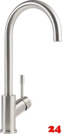 Villeroy & Boch Kchenarmatur Umbrella Einhebelmischer Edelstahl massiv mit Festauslauf