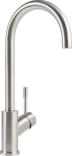 Villeroy & Boch Kchenarmatur Umbrella Einhebelmischer Edelstahl massiv mit Festauslauf