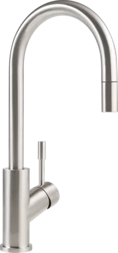 Villeroy & Boch Kchenarmatur Umbrella Flex Einhebelmischer Edelstahl massiv mit Zugauslauf