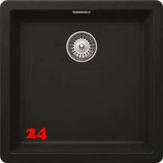 SCHOCK Kchensple Greenwich N-100-FB Cristadur Nano-Granitsple flchenbndig mit Drehexcenter