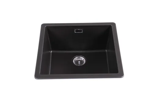 SCHOCK Kchensple Greenwich N-100-FB Cristadur Nano-Granitsple flchenbndig mit Drehexcenter