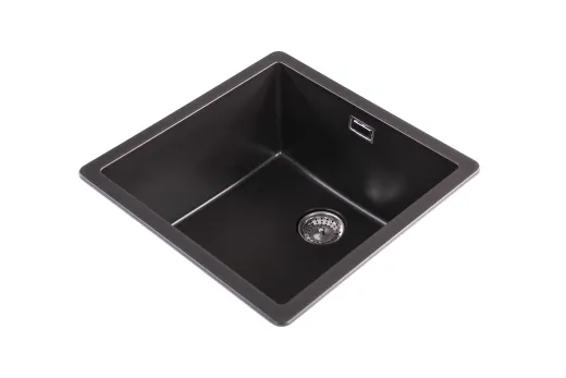 SCHOCK Kchensple Greenwich N-100-FB Cristadur Nano-Granitsple flchenbndig mit Drehexcenter