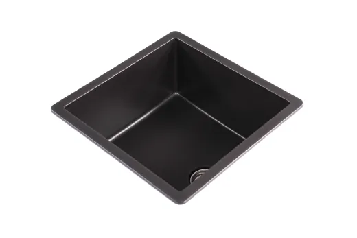 SCHOCK Kchensple Greenwich N-100-FB Cristadur Nano-Granitsple flchenbndig mit Drehexcenter