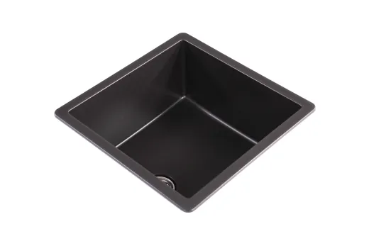 SCHOCK Kchensple Greenwich N-100-FB Cristadur Nano-Granitsple flchenbndig mit Drehexcenter