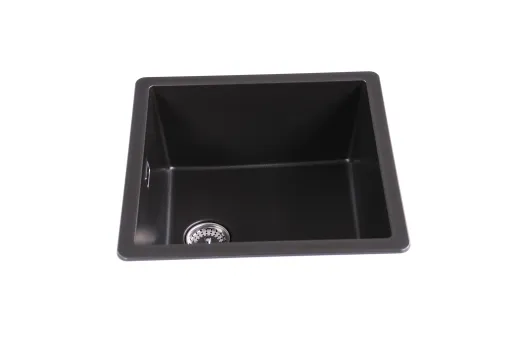 SCHOCK Kchensple Greenwich N-100-FB Cristadur Nano-Granitsple flchenbndig mit Drehexcenter