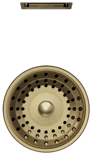 SCHOCK Kchensple Greenwich N-100L-FB Cristadur Nano-Granitsple flchenbndig mit Drehexcenter