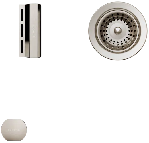 SCHOCK Kchensple Mono D-100L-FB Cristadur Nano-Granitsple flchenbndig mit Drehexcenter