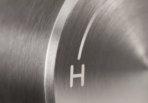 BLANCO Kchenarmatur Candor-S Edelstahl massiv Einhebelmischer / Spltischarmatur mit Zugauslauf als verdeckter Auslauf