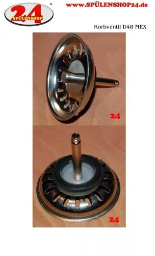 Korbventil D48 MEX