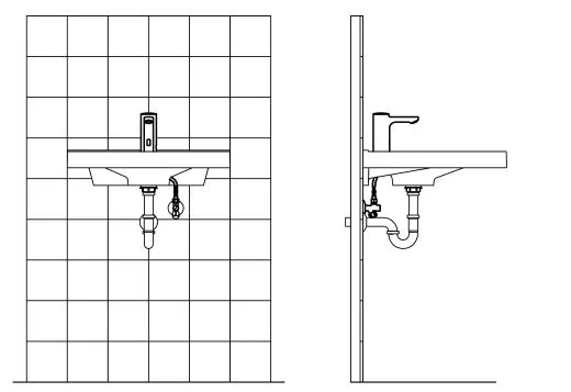 KWC PROFESSIONAL F5E Elektronik Standventil F5EV1001 DN 15 fr Waschanlagen, opto-elektronisch gesteuert Batteriebetrieb