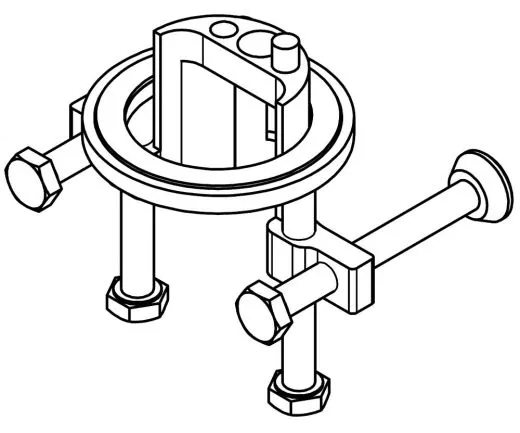 KWC PROFESSIONAL Verdrehsicherung ACXX1001 fr die Armaturen Serien F5S und F5E