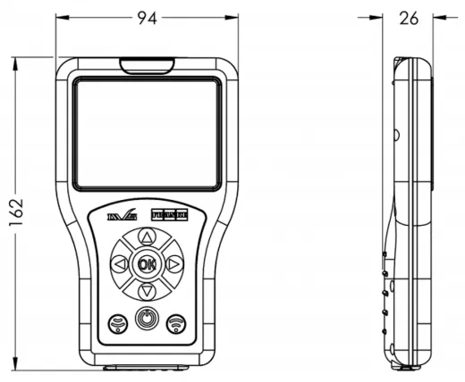 KWC PROFESSIONAL Fernbedienung ACEX9005 Bidirektionale Fernbedienung fr F3 und F5 Armaturen