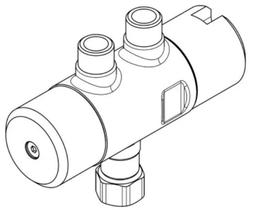 KWC PROFESSIONAL Puretherm Thermostat PURE0031 als thermischer Verbrhungsschutz bei Kaltwasserausfall